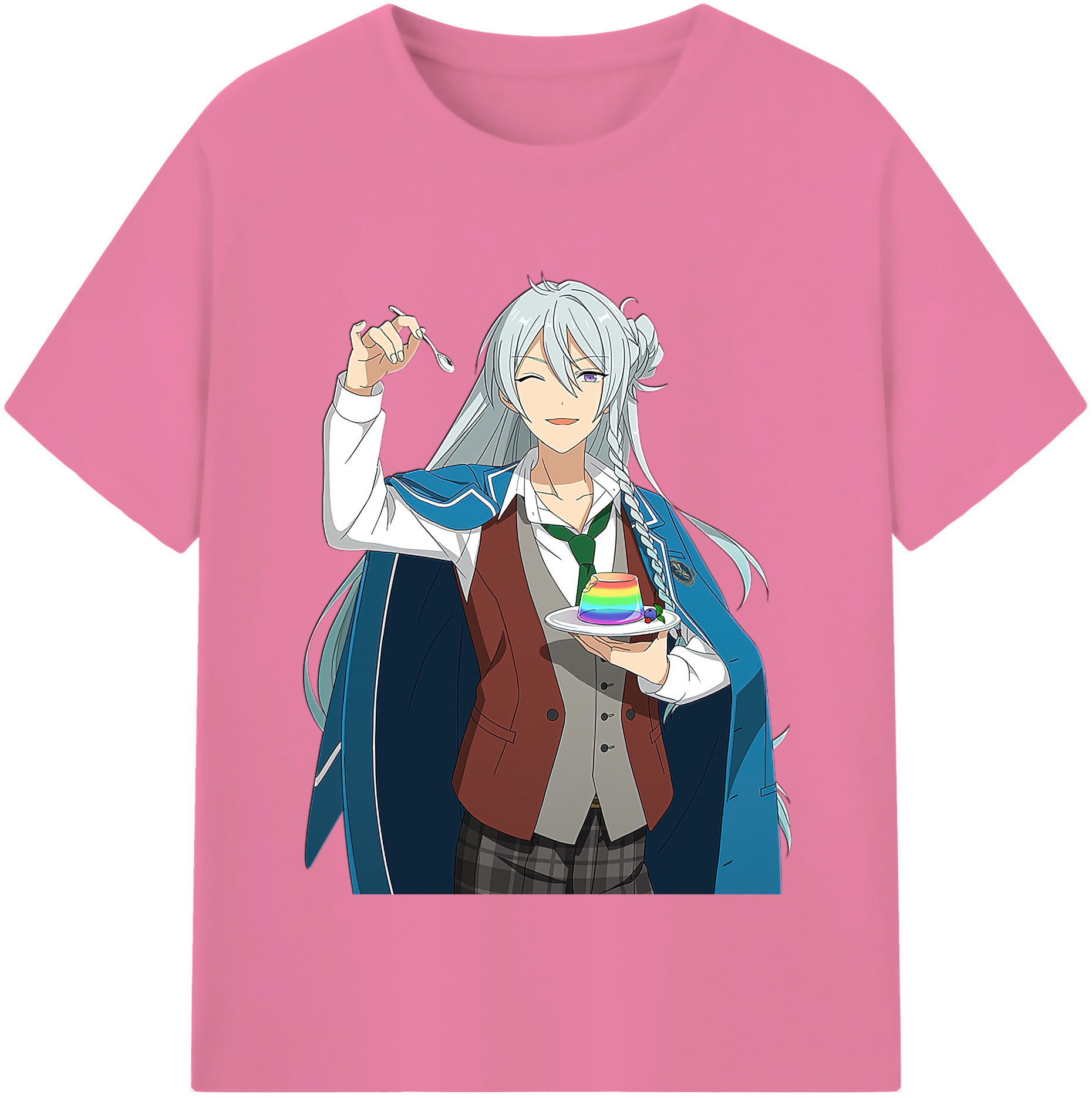 （画像用） あんさんぶるスターズ! Ensemble Stars 綿100％半袖Tシャツ（フロントプリント）